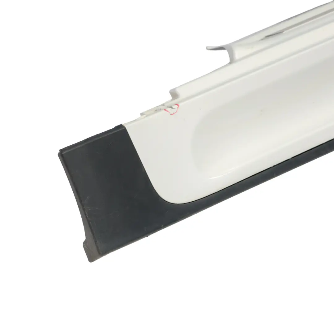 Side Skirt Mini R56 R57 JCW Left Door N/S Sill Trim White Silver Metallic - A62 to with Part number 0404115 Side Skirt Mini R56 R57 JCW Left Door N/S Sill Trim White Silver Metallic - A62 - SKU 0404115-WS - Part number 0404115