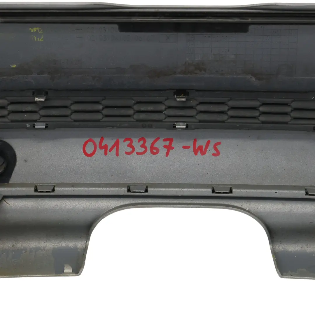 Bumper Mini R56 R57 R58 JCW PDC Aerokit White Silver Metallic - A62 to Rear with Part number 0413367 Rear Bumper Mini R56 R57 R58 JCW PDC Aerokit White Silver Metallic - A62 - SKU 0413367-WS - Part number 0413367