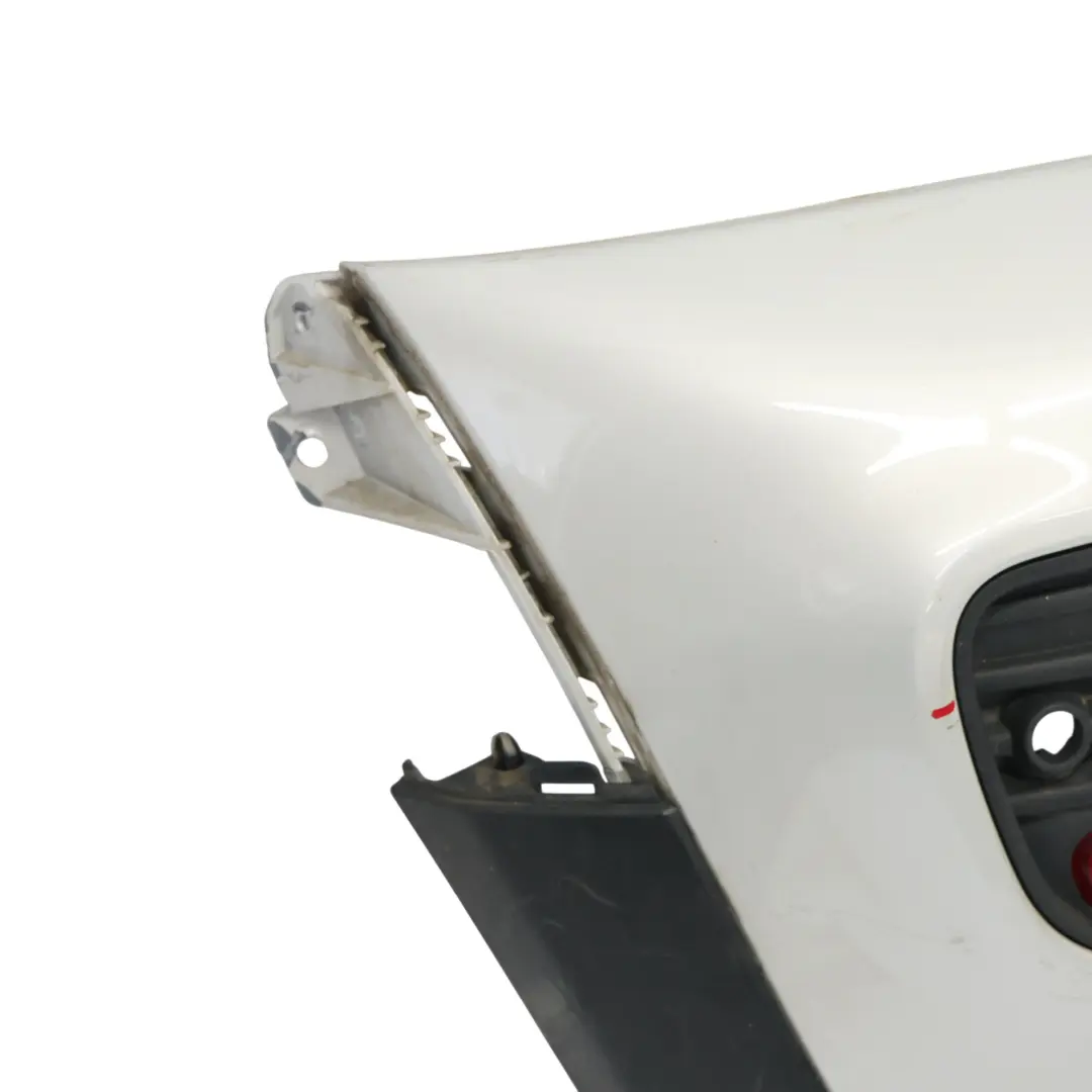 Bumper Mini R56 R57 R58 JCW PDC Aerokit White Silver Metallic - A62 to Rear with Part number 0413367 Rear Bumper Mini R56 R57 R58 JCW PDC Aerokit White Silver Metallic - A62 - SKU 0413367-WS - Part number 0413367