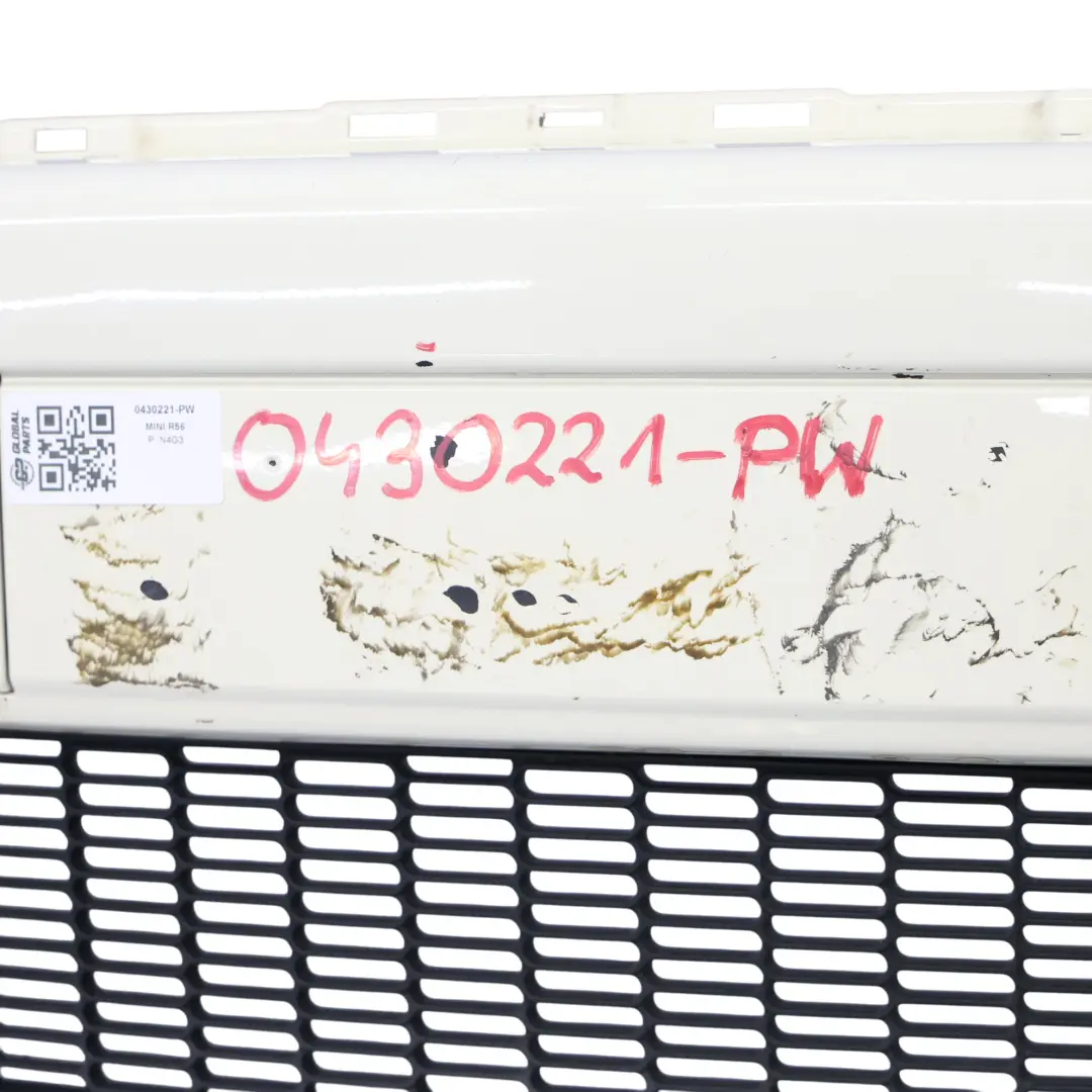 Front Bumper Trim Panel Pepper White - 850 to Mini R55 R56 with Part number 0430221 Mini R55 R56 Front Bumper Trim Panel Pepper White - 850 - SKU 0430221-PW - Part number 0430221