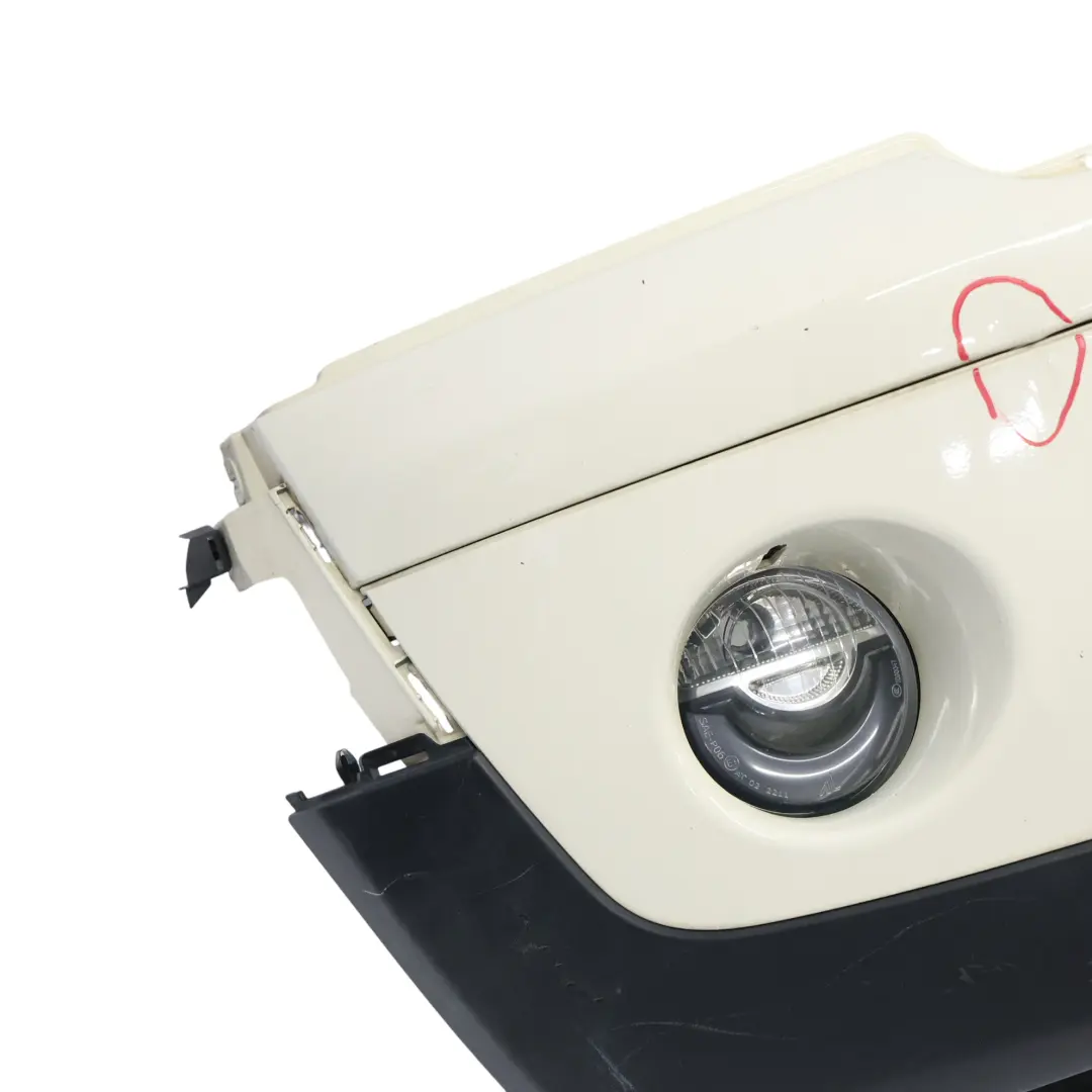 Mini R55 R56 Embellecedor Parachoques Delantero Pepper White Blanco - 850 - SKU 0430221-PW - Número de pieza 0430221