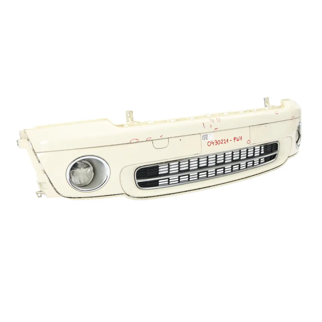 Front Bumper Mini R55 R56 Trim Panel Covering Pepper White - 850 to with Part number 0430221 Front Bumper Mini R55 R56 Trim Panel Covering Pepper White - 850 - SKU 0430221-PW1 - Part number 0430221
