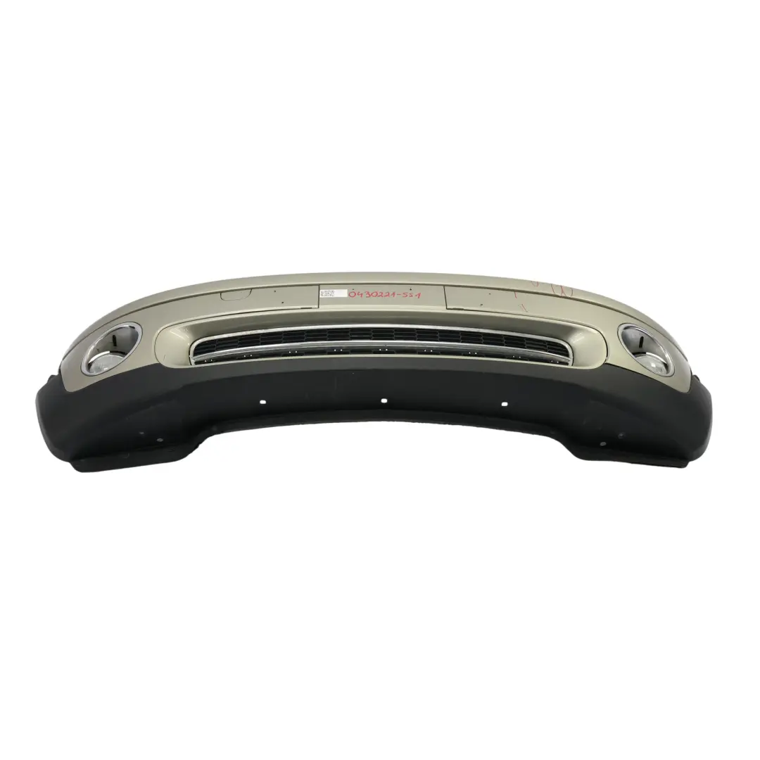 Mini R55 R56 Front Bumper Complete Trim Panel Sparkling Silver Metallic - A60 - SKU 0430221-SS1 - Part number 0430221