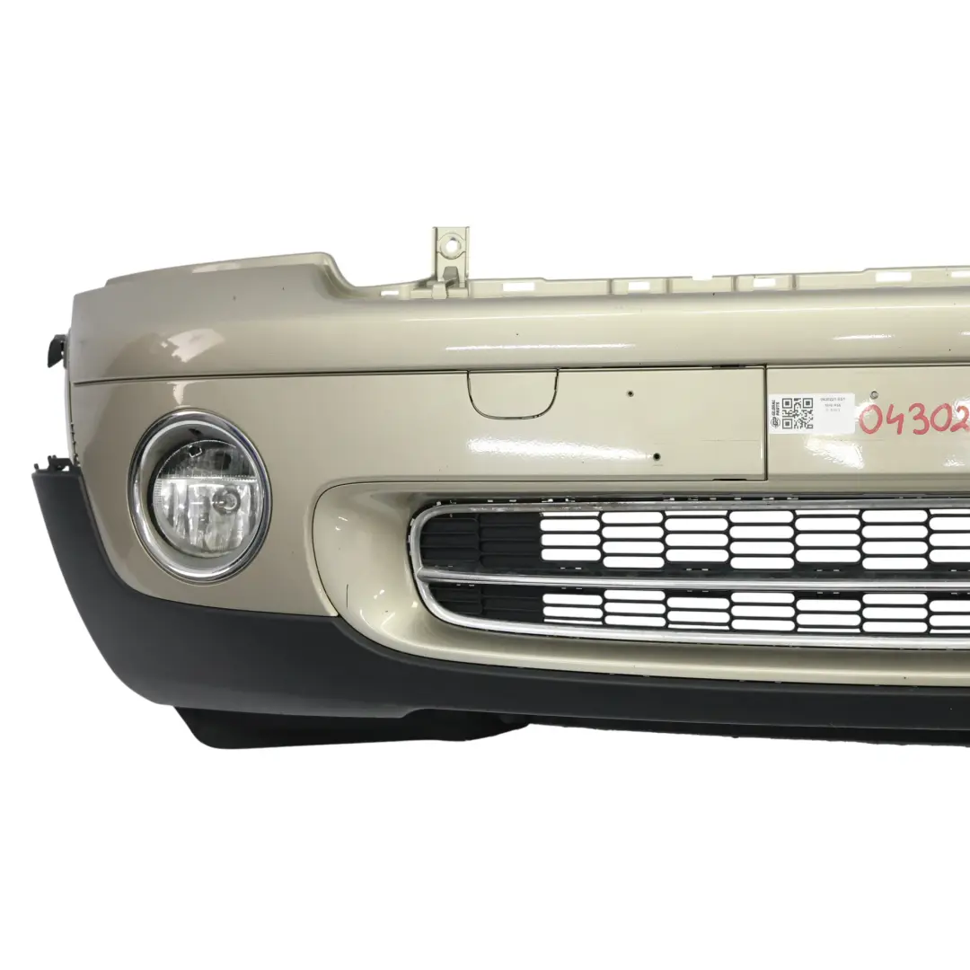 Mini R55 R56 Front Bumper Complete Trim Panel Sparkling Silver Metallic - A60 - SKU 0430221-SS1 - Part number 0430221