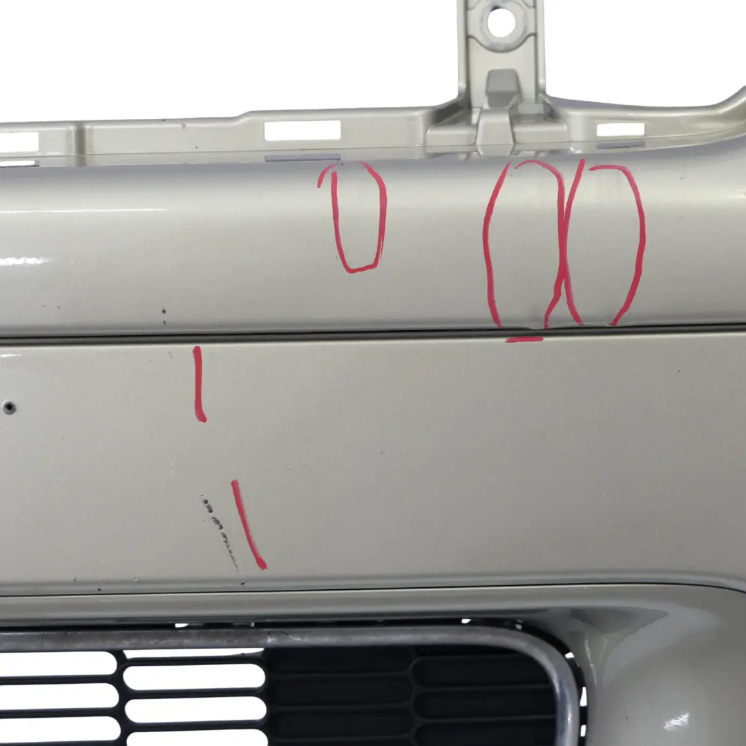 Mini R55 R56 Front Bumper Complete Trim Panel Sparkling Silver Metallic - A60 - SKU 0430221-SS1 - Part number 0430221