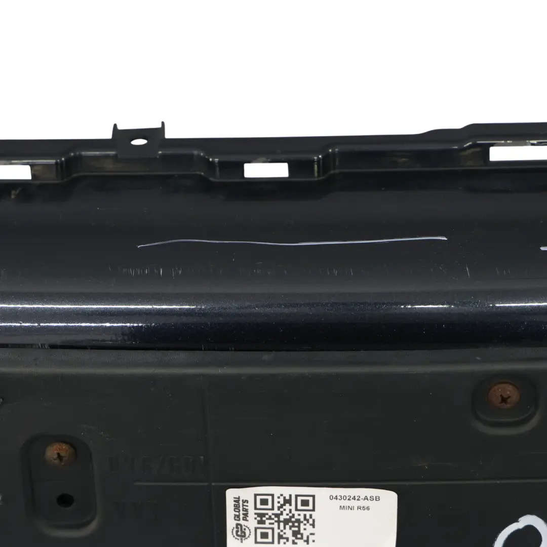 Front Bumper Mini Cooper S R55 R56 R57 Complete Trim Panel Astro Black - A25 to with Part number 0430242 Front Bumper Mini Cooper S R55 R56 R57 Complete Trim Panel Astro Black - A25 - SKU 0430242-ASB - Part number 0430242