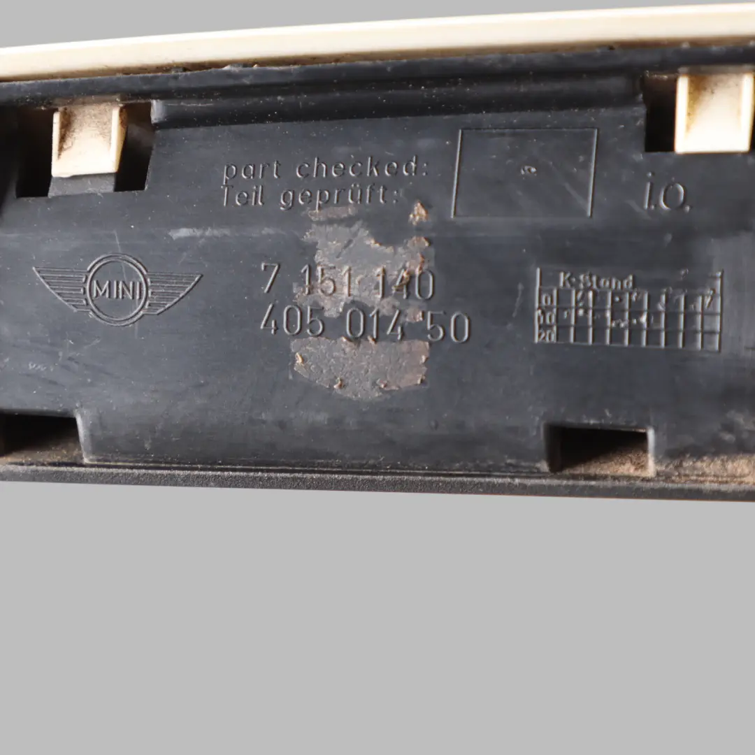 Panneau Recouvrement Couvercle Du Coffre Poignee Hayon 40501452 pour Mini R56 à propos du numéro de pièce 0430312 Mini R56 Panneau Recouvrement Couvercle Du Coffre Poignee Hayon 40501452 - SKU 0430312-PW1 - Numéro de pièce 0430312