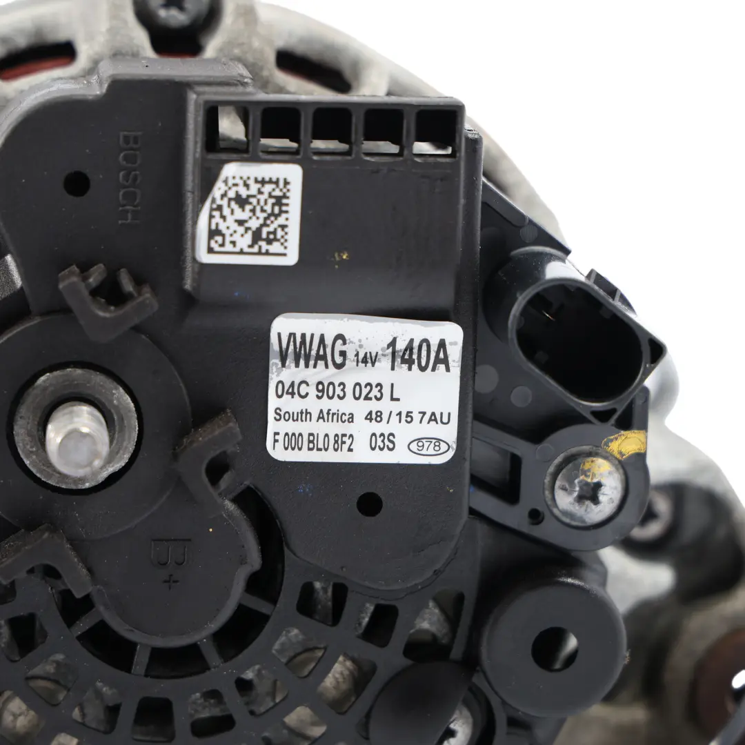 CBZA Benzina Motore Alternatore Generatore per Audi A1 8X 1.2 TFSI con numero di parte 04C903023L Audi A1 8X 1.2 TFSI CBZA Benzina Motore Alternatore Generatore - SKU 04C903023L - Numero di parte 04C903023L