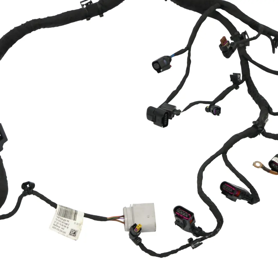 Audi A1 8X 1.4 TFSI CZCA Engine Wiring Harness Loom Manual Gearbox - SKU 04E971612BD - Part number 04E971612BD