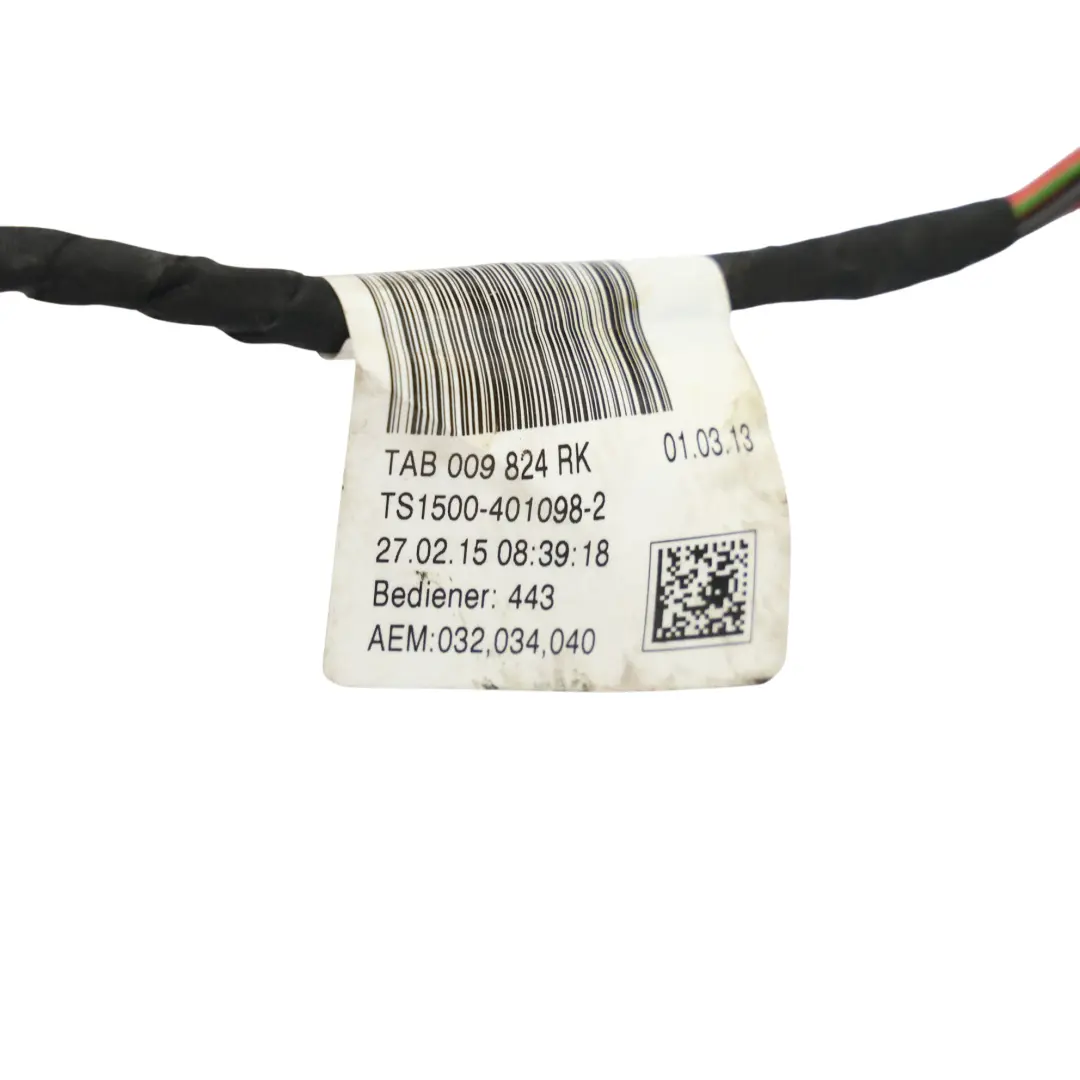 CZCA Mazo Cables Motor Cable Caja Cambios Manual para Audi A1 8X 1.4 TFSI con número de pieza 04E971612BD Audi A1 8X 1.4 TFSI CZCA Mazo Cables Motor Cable Caja Cambios Manual - SKU 04E971612BD - Número de pieza 04E971612BD