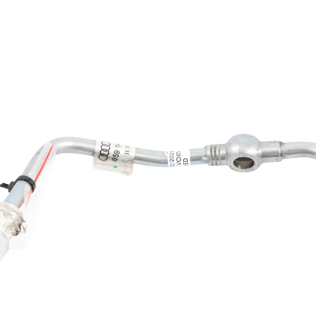 Oil Hose Audi A6 C7 Q5 8R Turbine Cooling Pipe Line to with Part number 059145771AQ Oil Hose Audi A6 C7 Q5 8R Turbine Cooling Pipe Line - SKU 059145771AQ - Part number 059145771AQ