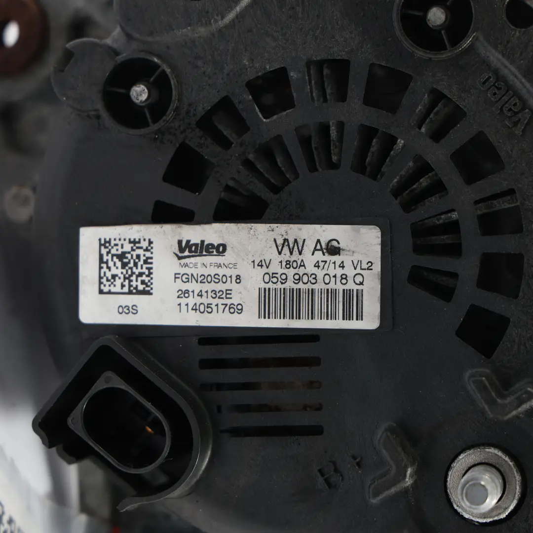 CGQB Diesel Engine Alternator Generator to Audi SQ5 8R 3.0 TDI with Part number 059903018Q Audi SQ5 8R 3.0 TDI CGQB Diesel Engine Alternator Generator - SKU 059903018Q - Part number 059903018Q