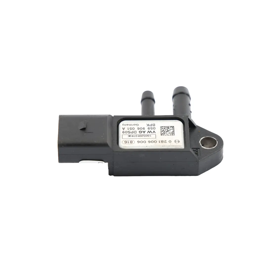 Audi A4 B8 A6 C6 DPF Sensor de presión de escape Diesel TDI - SKU 059906051A - Número de pieza 059906051A
