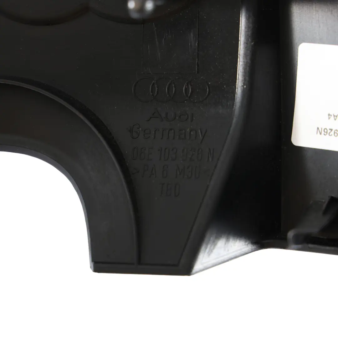 Acoustic Trim Panel to Audi A4 S4 B8 3.0 TFSI Petrol Engine Cover with Part number 06E103926N Audi A4 S4 B8 3.0 TFSI Petrol Engine Cover Acoustic Trim Panel - SKU 06E103926N - Part number 06E103926N