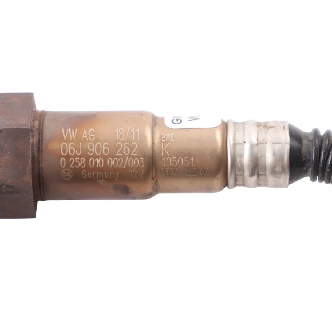  Sonde Lambda Audi Volkswagen Seat 2.0 Essence D'Oxygène 4 Broches - SKU 06J906262K - Numéro de pièce 06J906262K