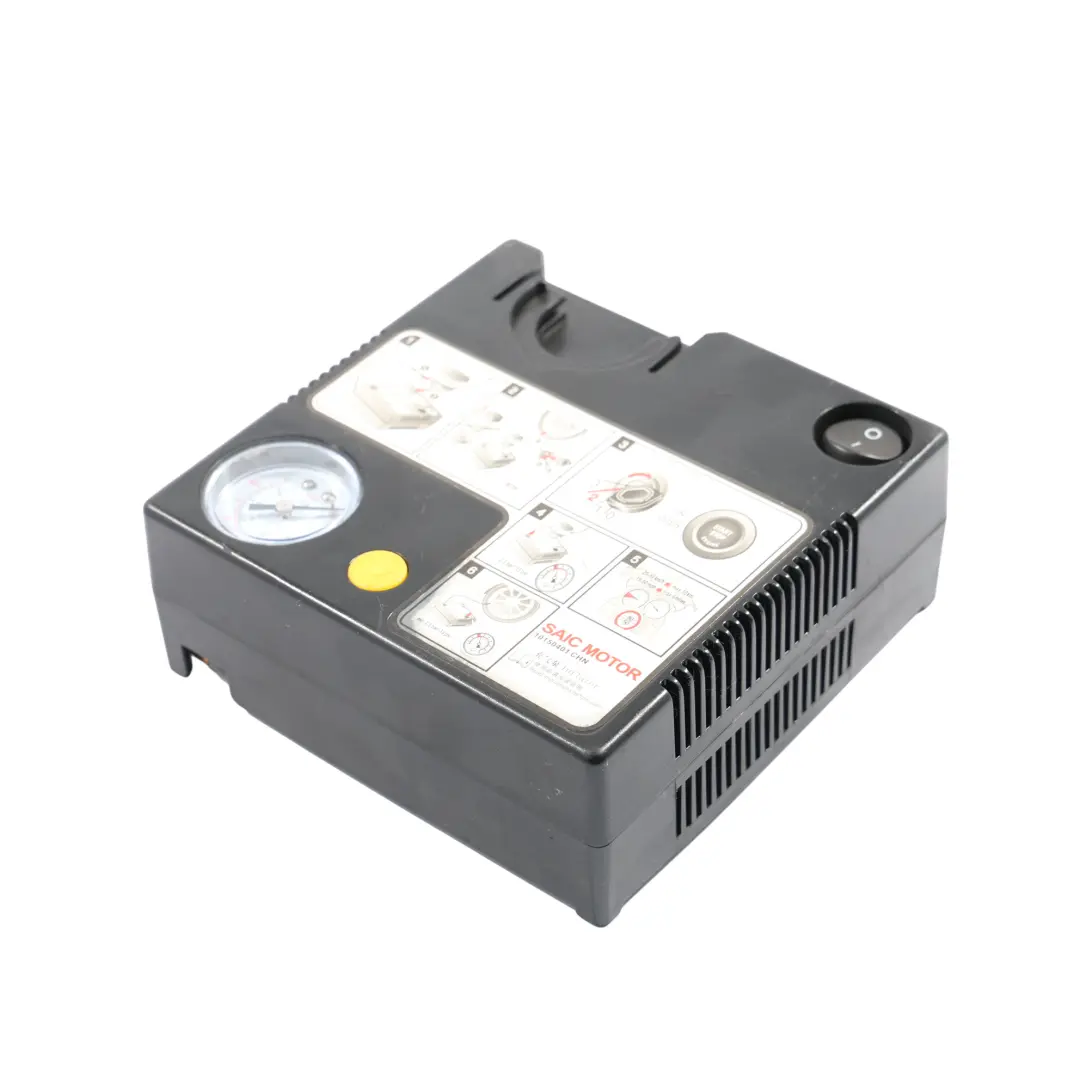 SAIC MOTOR Puncture Repair Compressor Inflaitor Mobility Pump to with Part number 10150401 SAIC MOTOR Puncture Repair Compressor Inflaitor Mobility Pump - SKU 10150401 - Part number 10150401