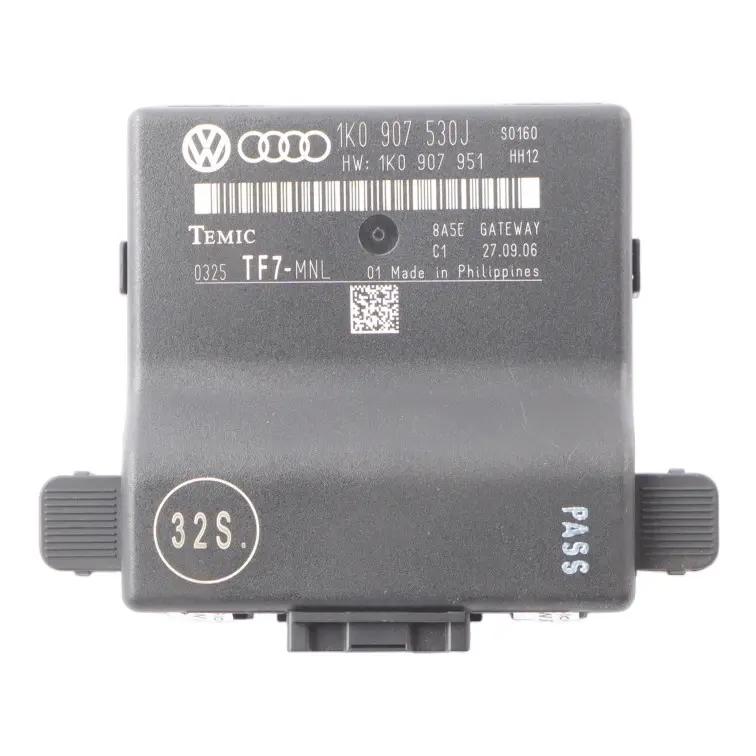 Body Gateway Module ECU Control Unit to Audi A3 8P with Part number 1K0907530J Audi A3 8P Body Gateway Module ECU Control Unit - SKU 1K0907530J - Part number 1K0907530J