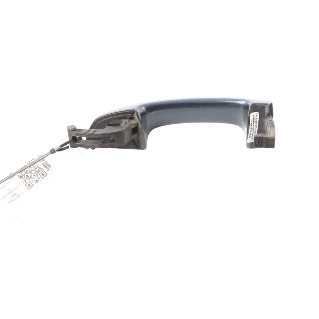 Mk5 Front Door Handle Grab Left N/S Blue Graphite Pearl Effect - C5F to VW Golf with Part number 1K8837205E VW Golf Mk5 Front Door Handle Grab Left N/S Blue Graphite Pearl Effect - C5F - SKU 1K8837205E-BGR - Part number 1K8837205E