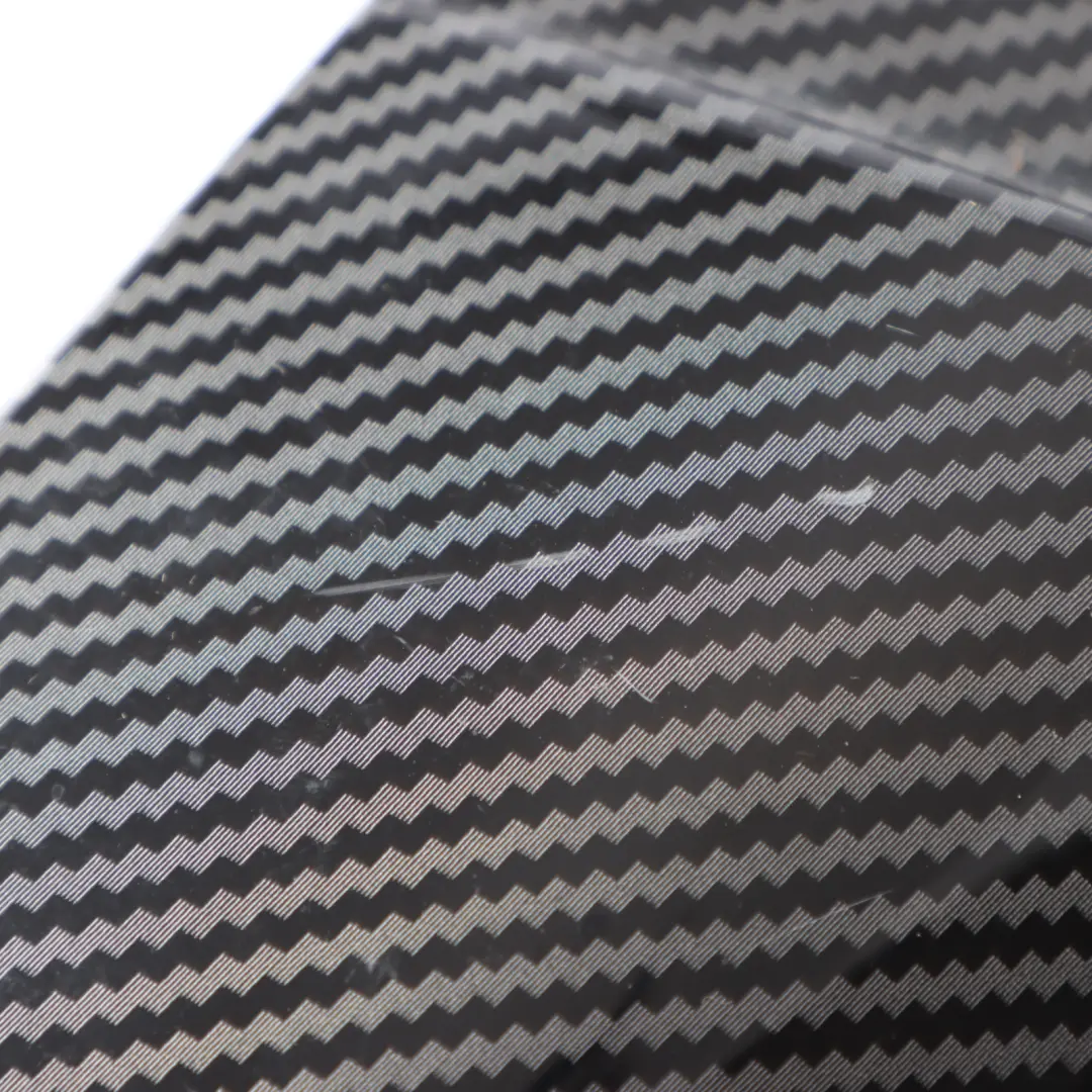 Wing Mirror Cover Door Mirror Cap Trim Left N/S Carbon Look to BMW F01 with Part number 2152445 BMW F01 Wing Mirror Cover Door Mirror Cap Trim Left N/S Carbon Look - SKU 2152445-CARBON - Part number 2152445