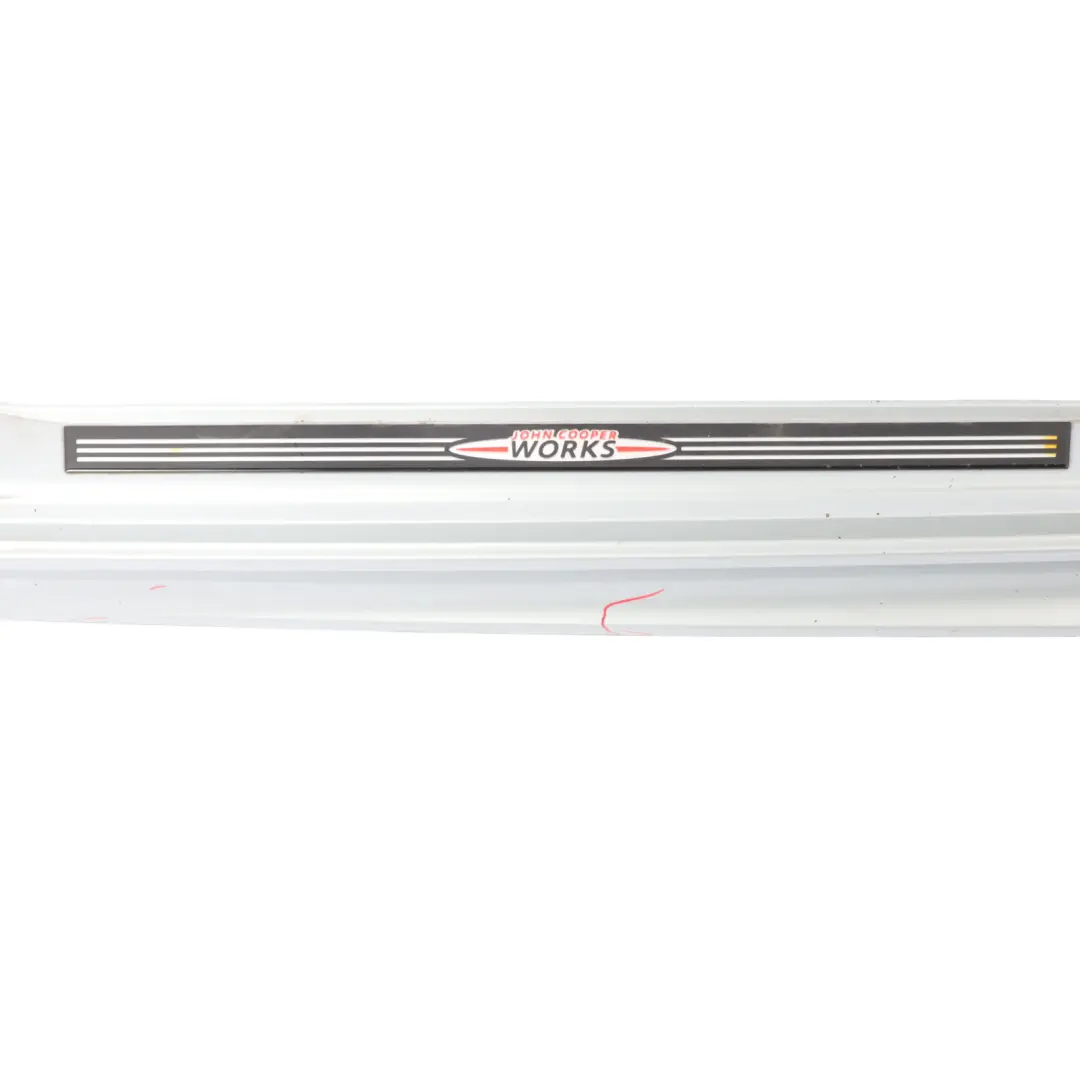 Side Skirt Mini R56 R57 JCW Left Door N/S Sill Trim Pure Silver Metallic - 900 to with Part number 2156417 Side Skirt Mini R56 R57 JCW Left Door N/S Sill Trim Pure Silver Metallic - 900 - SKU 2156417-PS - Part number 2156417