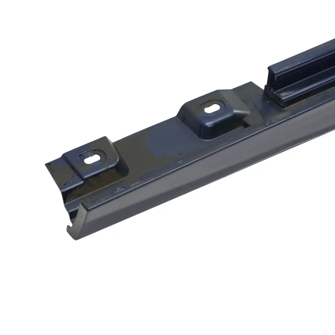 BMW F10 F11 Side Skirt Door Sill Cover Panel Left N/S Tiefseeblau Blue - A76 - SKU 2209827-DSB2 - Part number 2209827