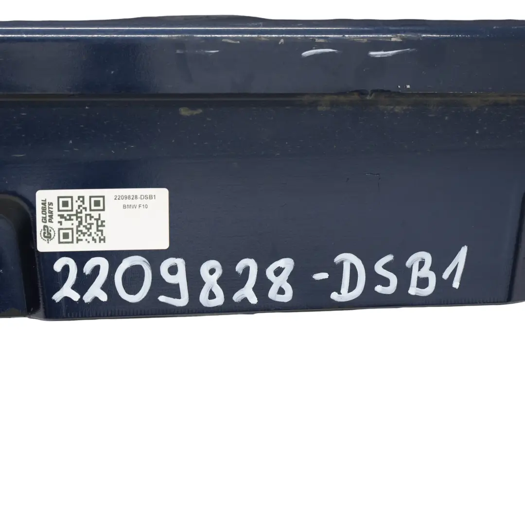  Cache Latérale BMW F10 F11 Plaque De Seuil Droite Tiefseeblau Métallique - A76 - SKU 2209828-DSB1 - Numéro de pièce 2209828