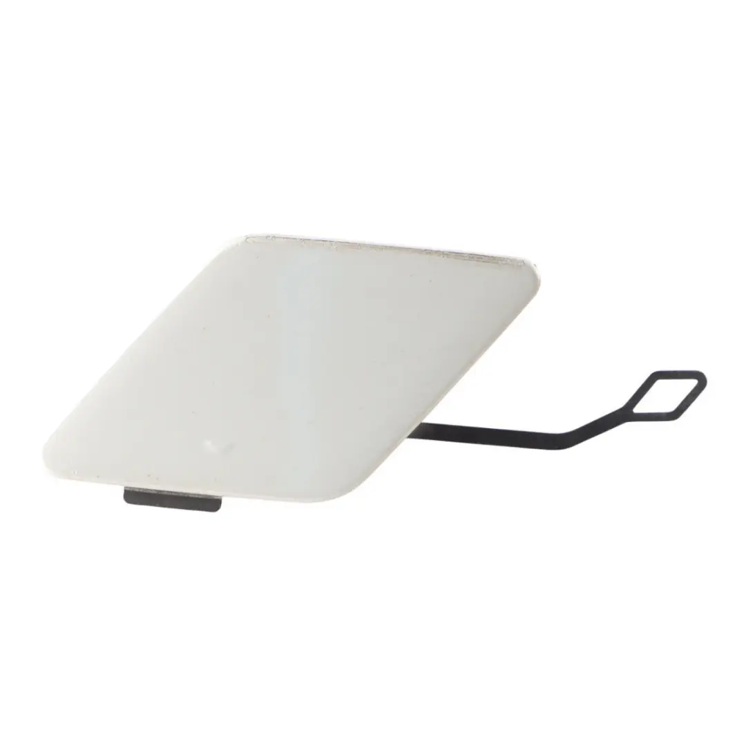 Bumper Flap Towing Hook Eye Cover Trim Mineral White A96 7301464 to BMW F30 Rear with Part number 2240007 BMW F30 Rear Bumper Flap Towing Hook Eye Cover Trim Mineral White A96 7301464 - SKU 2240007-MW - Part number 2240007