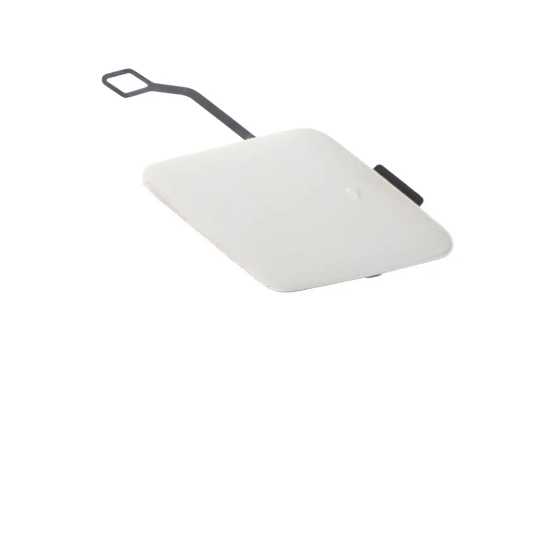 Bumper Flap Towing Hook Eye Cover Trim Mineral White A96 7301464 to BMW F30 Rear with Part number 2240007 BMW F30 Rear Bumper Flap Towing Hook Eye Cover Trim Mineral White A96 7301464 - SKU 2240007-MW - Part number 2240007