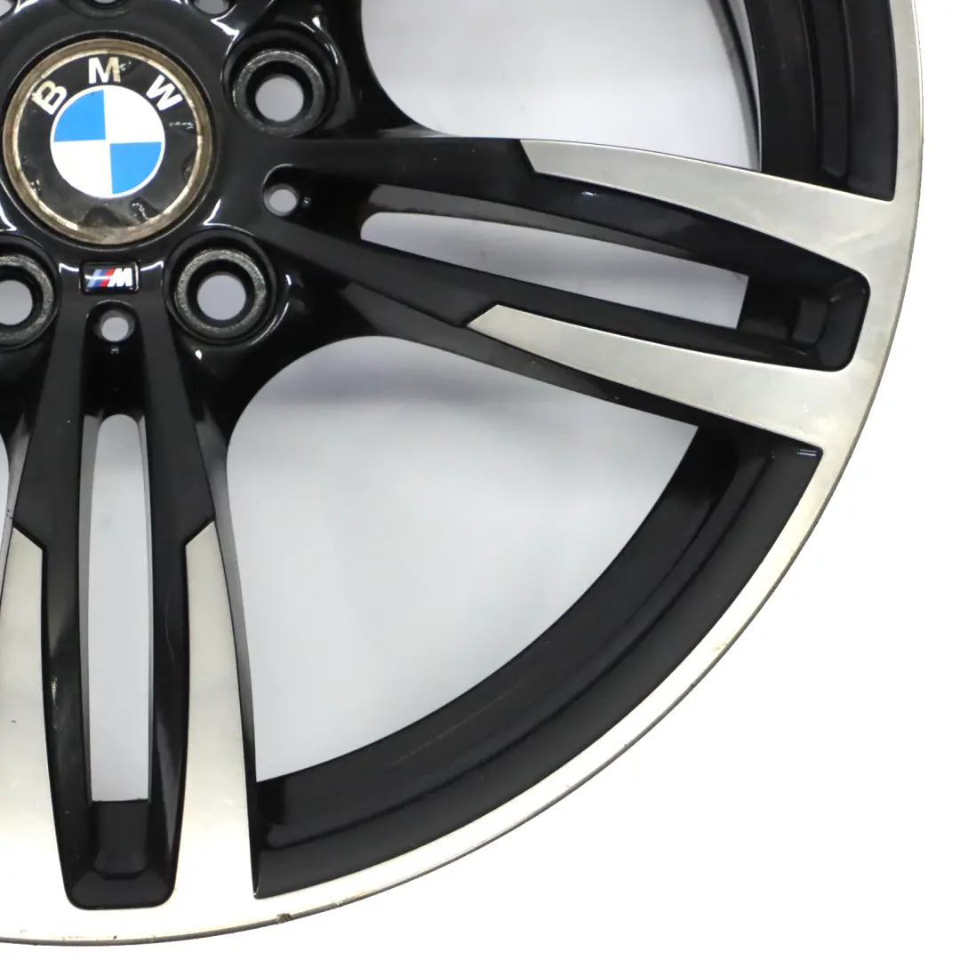 Front Wheel Alloy Rim 19" M Double Spoke 437 to BMW F87 M2 F80 M3 F82 M4 with Part number 2284550 BMW F87 M2 F80 M3 F82 M4 Front Wheel Alloy Rim 19" M Double Spoke 437 - SKU 2284550-1 - Part number 2284550
