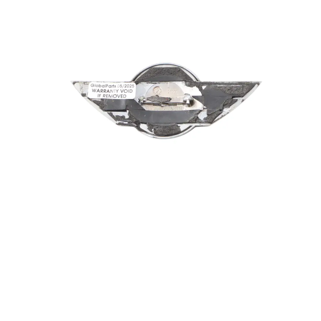 Frontal Insignia Capo Emblema Logo Cromo para Mini Cooper One R55 R56 R57 con número de pieza 2754973 Mini Cooper One R55 R56 R57 Frontal Insignia Capo Emblema Logo Cromo - SKU 2754973-2 - Número de pieza 2754973