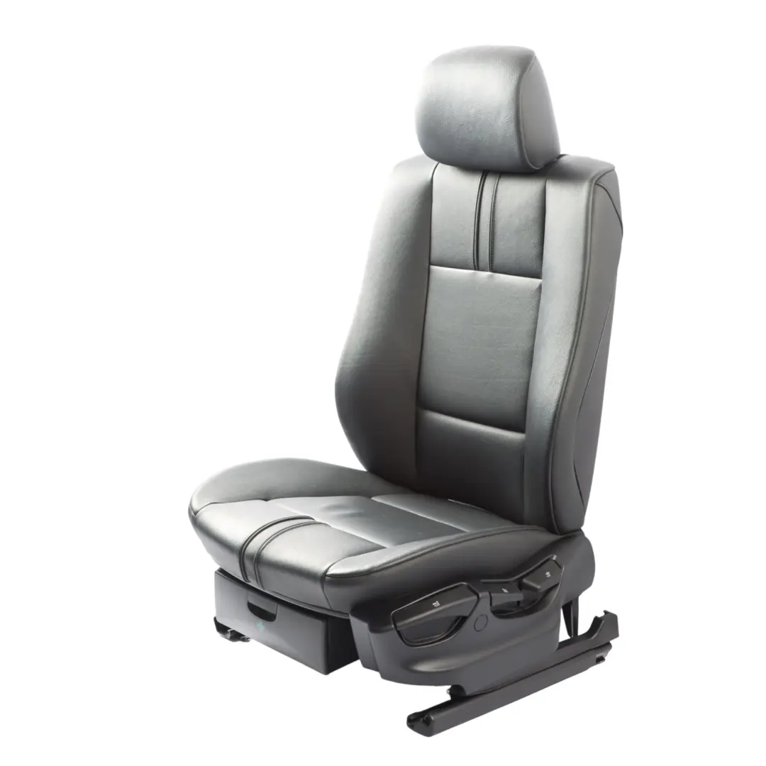 BMW X3 E83 Sedile Anteriore Sinistro Interno Riscaldato Pelle Nevada Nero - SKU 3421900-2 - Numero di parte 3421900