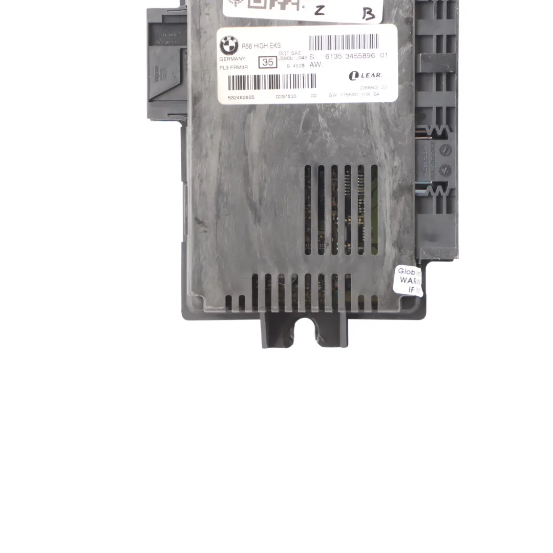 ECU Footwell Light Module High EKS PL3 FRM3R to Mini R55 Convertible with Part number 3455896 Mini R55 Convertible ECU Footwell Light Module High EKS PL3 FRM3R - SKU 3455896-2 - Part number 3455896