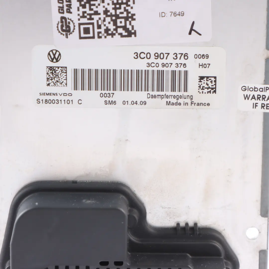 Volkswagen VW Golf Mk6 1K Módulo De Control De Amortiguación Eléctrica - SKU 3C0907376 - Número de pieza 3C0907376
