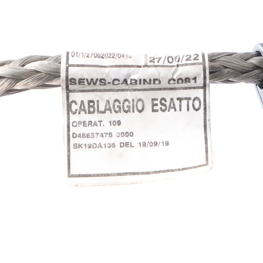 Citroen Relay III Negative Battery Cable Wiring Lead to with Part number 46857478 Citroen Relay III Negative Battery Cable Wiring Lead - SKU 46857478 - Part number 46857478