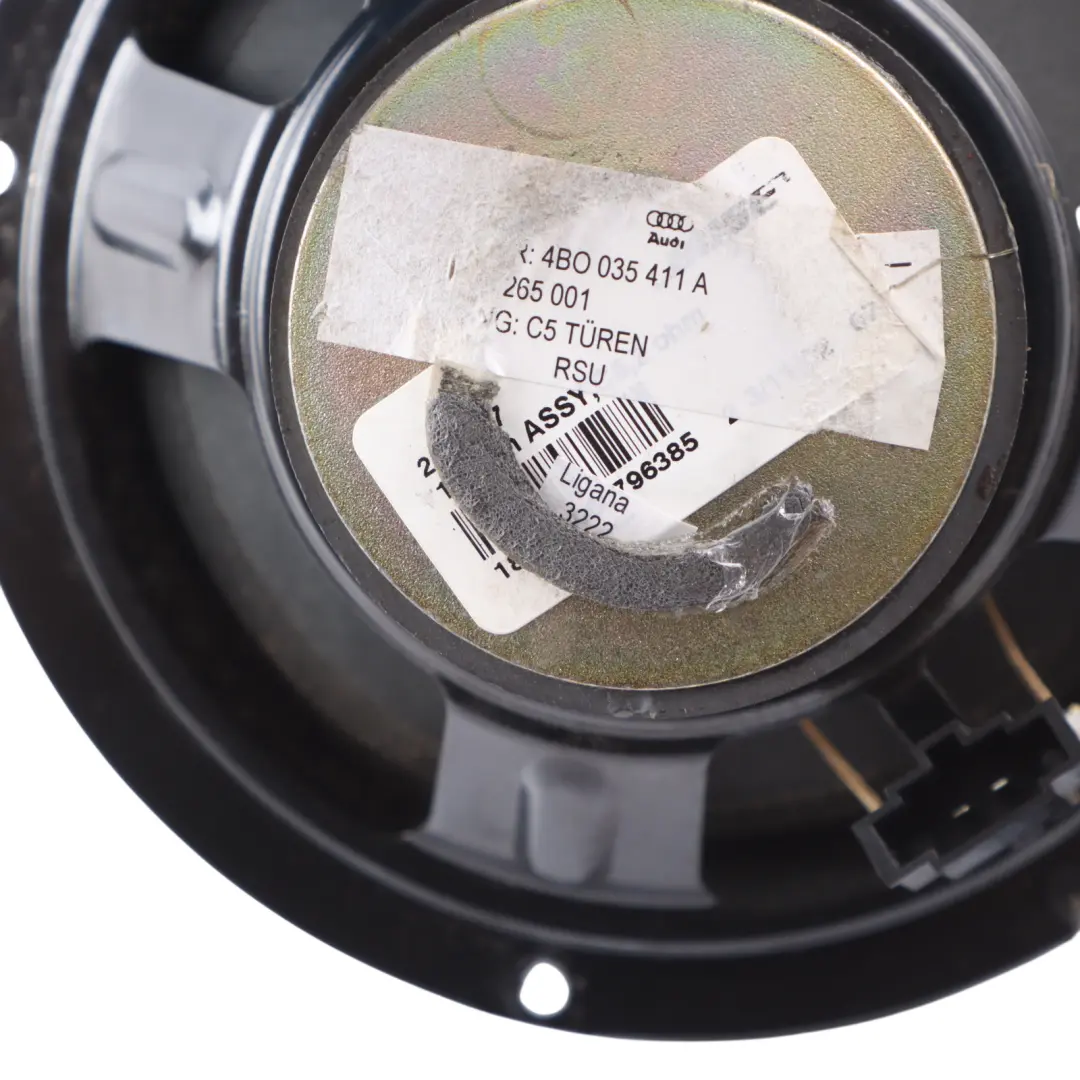 8N BOSE Door Speaker Loudspeaker Front Left Right N/O/S to Audi TT with Part number 4B0035411A Audi TT 8N BOSE Door Speaker Loudspeaker Front Left Right N/O/S - SKU 4B0035411A - Part number 4B0035411A