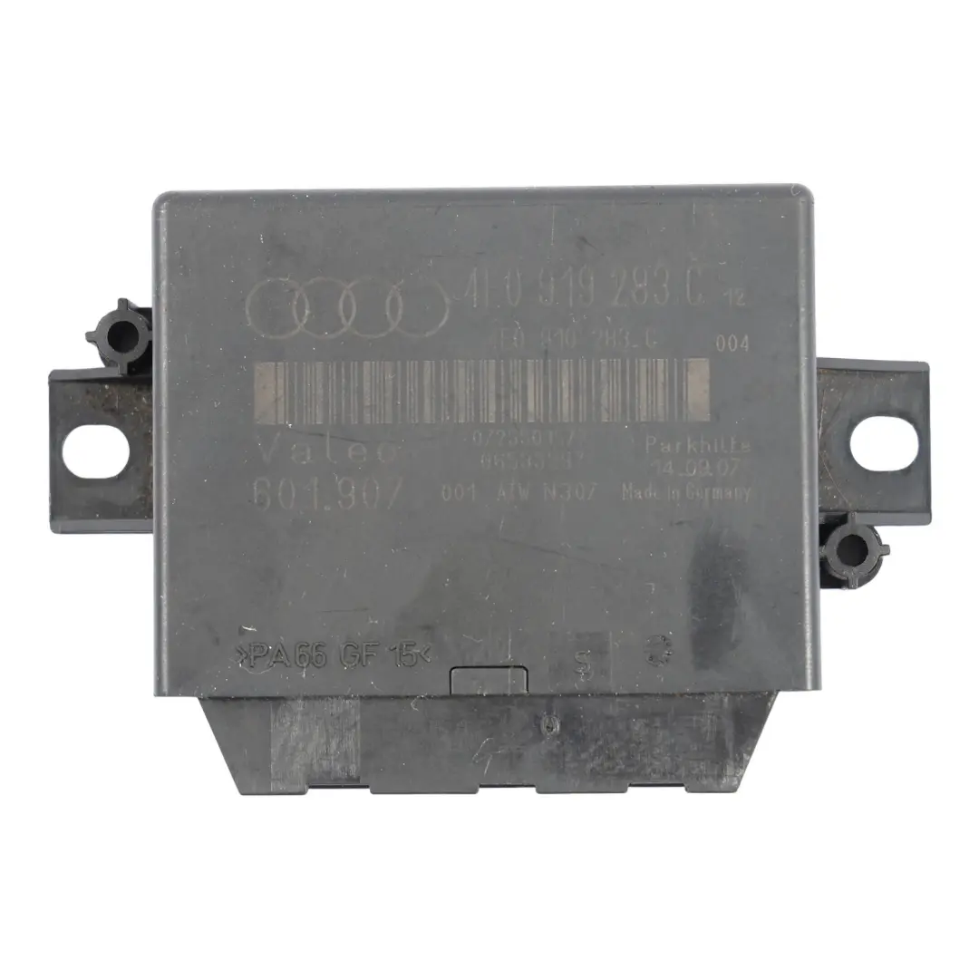 PDC Sensor Distanza Parcheggio Modulo Controllo Posteriore per Audi A8 D3 con numero di parte 4E0919283C Audi A8 D3 PDC Sensor Distanza Parcheggio Modulo Controllo Posteriore - SKU 4E0919283C - Numero di parte 4E0919283C