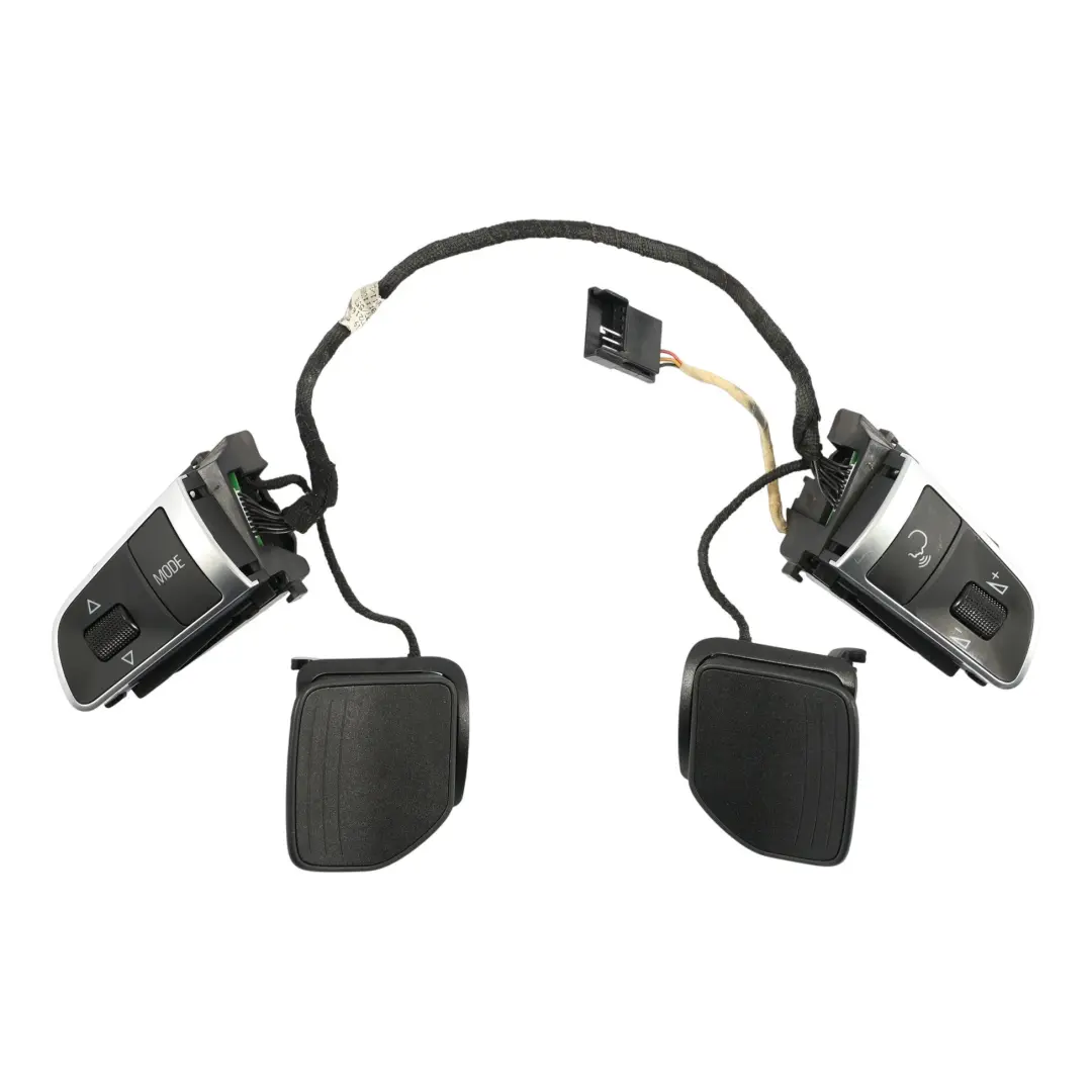 Audi A3 8P Steering Wheel Multifunction Control Switch Button Set - SKU 4E0951527AJ - Part number 4E0951527AJ