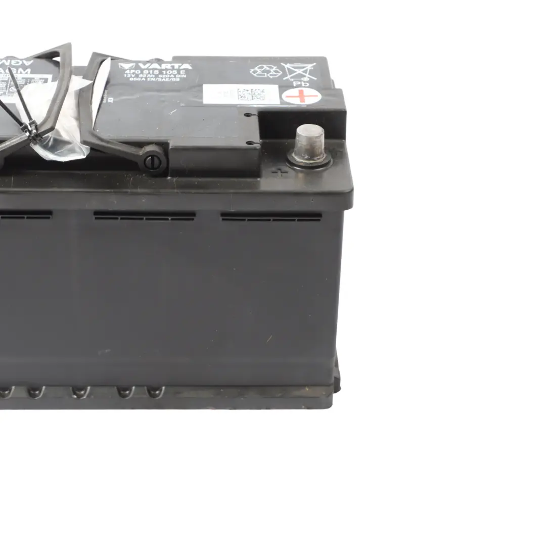 Varta Car Battery Accumulator AGM 92Ah 850A to Audi Volkswagen with Part number 4F0915105E Audi Volkswagen Varta Car Battery Accumulator AGM 92Ah 850A - SKU 4F0915105E - Part number 4F0915105E