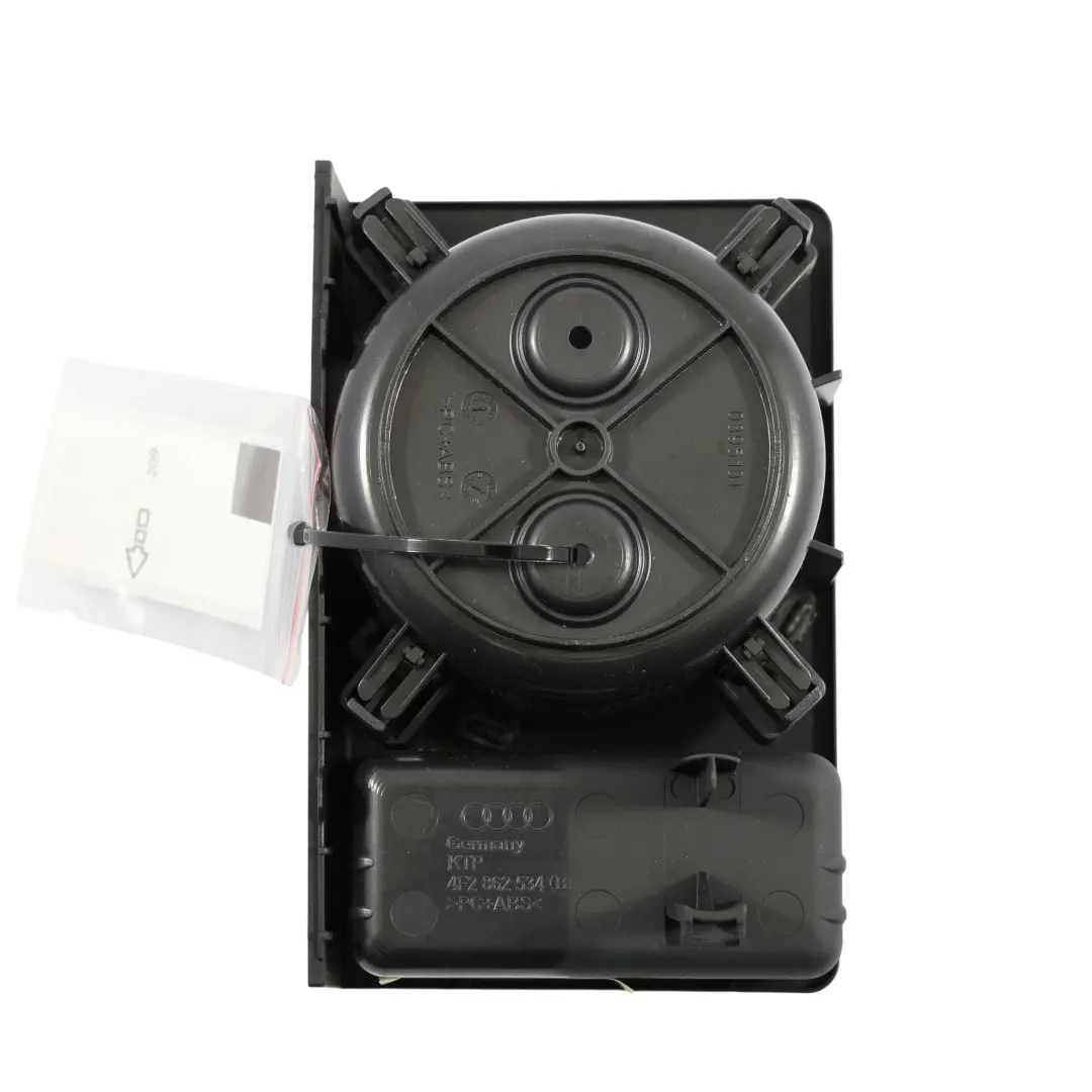 Audi A6 C6 4F Black Centre Console Cup Holder and Rubber Inserts - SKU RHD-4F2862534B - Part number 4F2862534B
