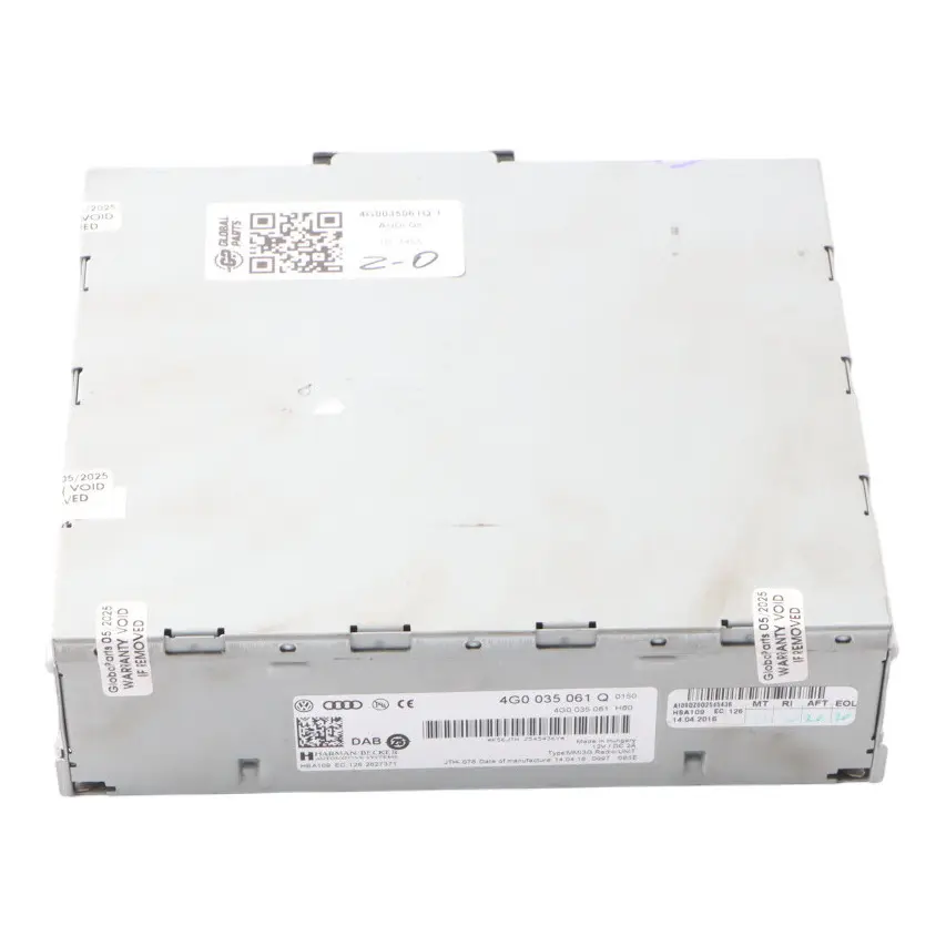 Unità Principale Modulo Controllo Radio Multimediale per Audi A5 8T Q5 8R con numero di parte 4G0035061Q Audi A5 8T Q5 8R Unità Principale Modulo Controllo Radio Multimediale - SKU 4G0035061Q-1 - Numero di parte 4G0035061Q
