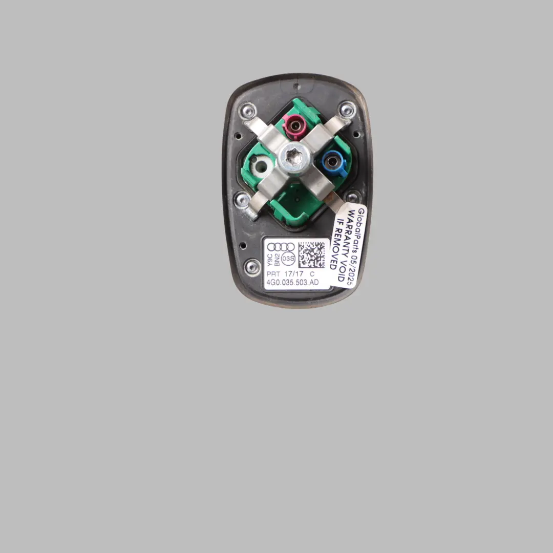 Audi A6 C7 Antenna Amplifier Roof Fin Shark Aerial Ibis White - Y9C - SKU 4G0035503AD-IWH - Part number 4G0035503AD