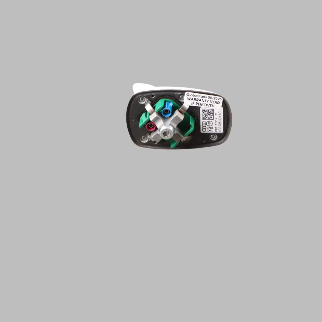 Antenna Amplifier Roof Fin Shark Aerial Ibis White - Y9C to Audi A6 C7 with Part number 4G0035503AD Audi A6 C7 Antenna Amplifier Roof Fin Shark Aerial Ibis White - Y9C - SKU 4G0035503AD-IWH - Part number 4G0035503AD