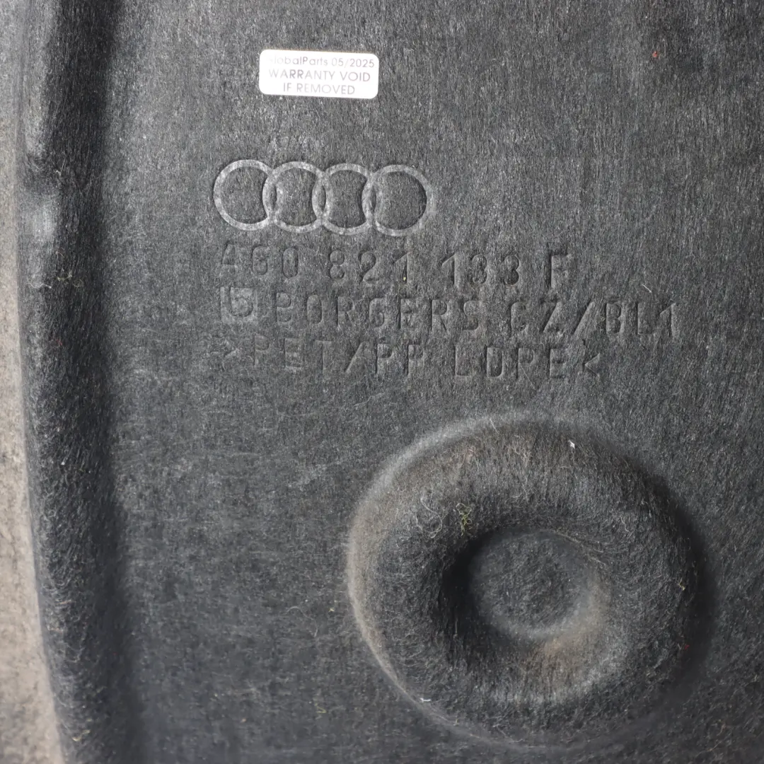 Arch Front Left N/S Housing Cover Splash Guard to Audi A6 C7 Wheel with Part number 4G0821133F Audi A6 C7 Wheel Arch Front Left N/S Housing Cover Splash Guard - SKU 4G0821133F - Part number 4G0821133F