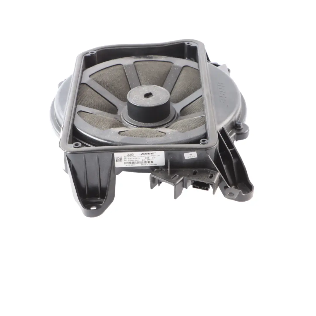 Bose Subwoofer Speaker Low Tone Rear Central to Audi A6 C7 with Part number 4G2035709 Audi A6 C7 Bose Subwoofer Speaker Low Tone Rear Central - SKU 4G2035709 - Part number 4G2035709