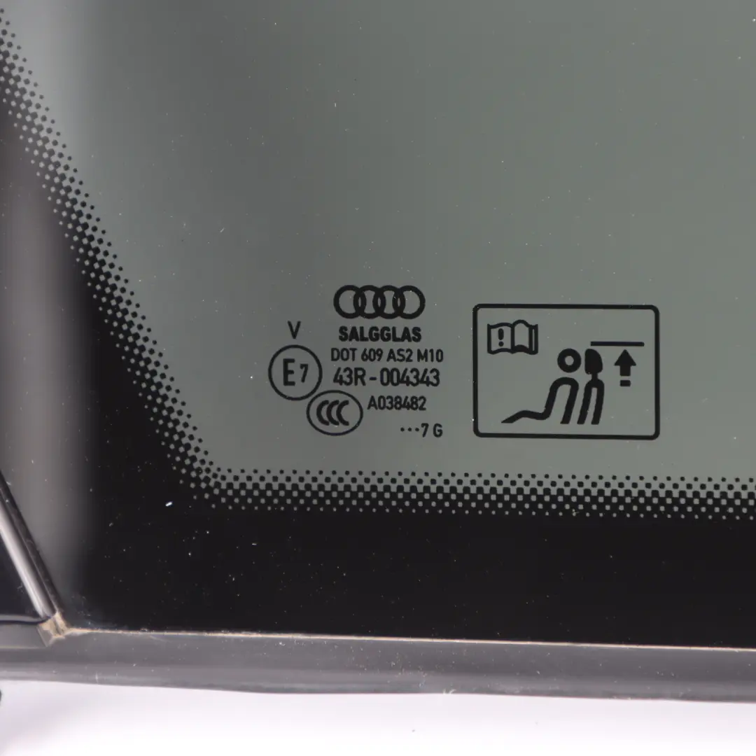 Lunotto Posteriore Triangolo Vetro Sinistro Vetro AS2 per Audi A6 C7 con numero di parte 4G5845297A Audi A6 C7 Lunotto Posteriore Triangolo Vetro Sinistro Vetro AS2 - SKU 4G5845297A - Numero di parte 4G5845297A
