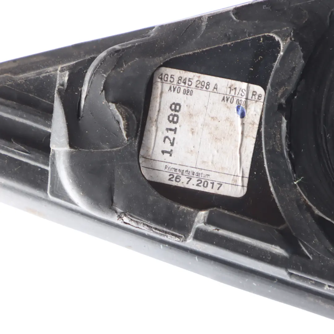 Lunotto Posteriore Triangolo Vetro Destro Vetro AS2 per Audi A6 C7 con numero di parte 4G5845298A Audi A6 C7 Lunotto Posteriore Triangolo Vetro Destro Vetro AS2 - SKU 4G5845298A - Numero di parte 4G5845298A