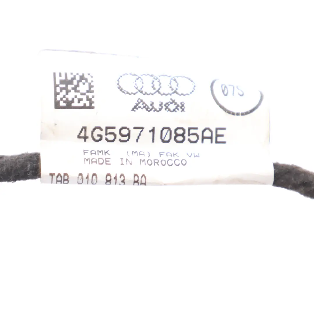Bumper PDC Parking Sensor Wiring Loom Harness to Audi A6 C7 Rear with Part number 4G5971085AE Audi A6 C7 Rear Bumper PDC Parking Sensor Wiring Loom Harness - SKU 4G5971085AE - Part number 4G5971085AE