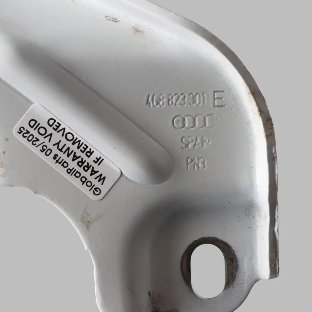 Front Bonnet Hood Hinge Left N/S Ibis White - Y9C to Audi A6 C7 with Part number 4G8823301E Audi A6 C7 Front Bonnet Hood Hinge Left N/S Ibis White - Y9C - SKU 4G8823301E-IWH - Part number 4G8823301E