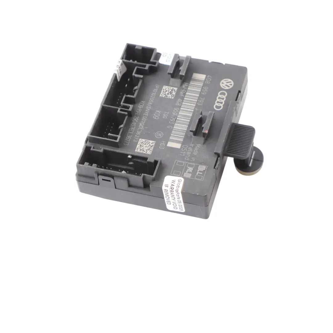 Module De Commande De Porte Avant Gauche ECU pour Audi A6 C7 à propos du numéro de pièce 4G8959793J Audi A6 C7 Module De Commande De Porte Avant Gauche ECU - SKU 4G8959793J - Numéro de pièce 4G8959793J