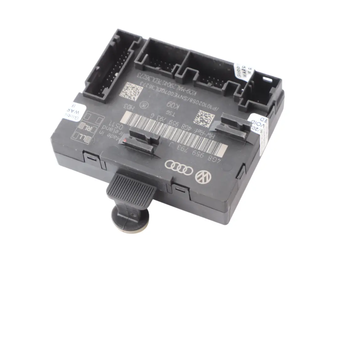 Módulo De Puerta Unidad De Control ECU Delantero Izquierdo para Audi A6 C7 con número de pieza 4G8959793J Audi A6 C7 Módulo De Puerta Unidad De Control ECU Delantero Izquierdo - SKU 4G8959793J - Número de pieza 4G8959793J